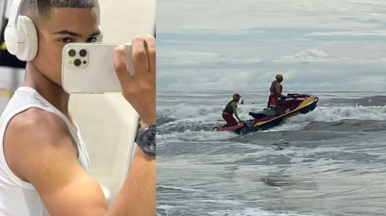 Tragédia no mar: jovem desaparecido é encontrado morto na areia dois dias depois