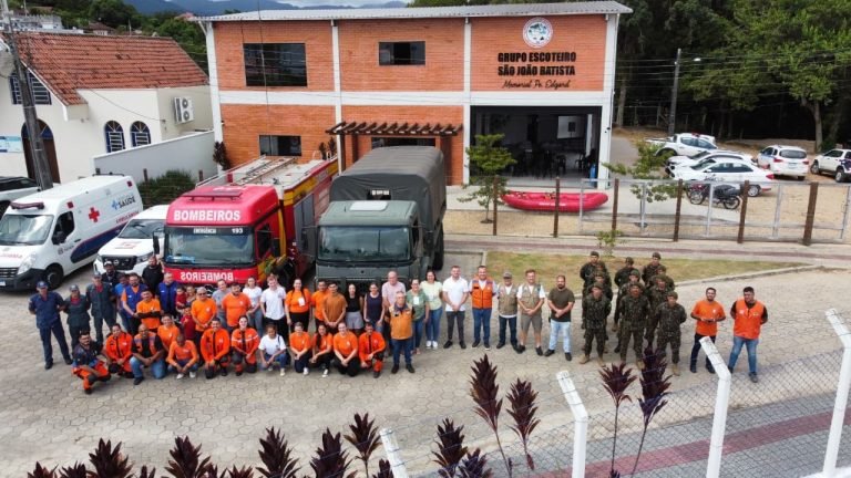 ‘Para que 2022 nunca se repita’: São João Batista realiza grande simulado de desastres com participação do Exército