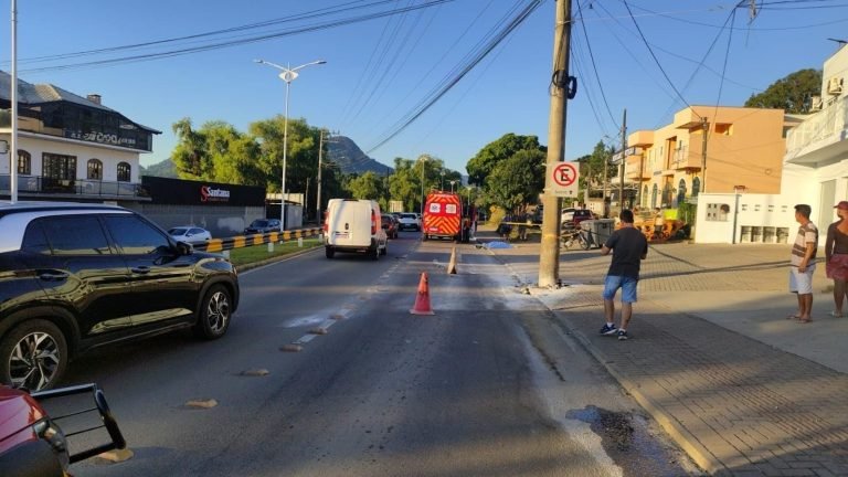 Idoso de 63 anos morre após colisão de moto contra poste em&nbsp;SC
