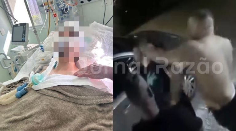 Motorista de app luta pela vida em hospital da Grande Florianópolis após ser espancado