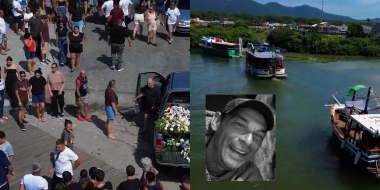 “Vai deixar saudades”: despedida do ‘Capitão Sandrinho’ emociona multidão em Florianópolis