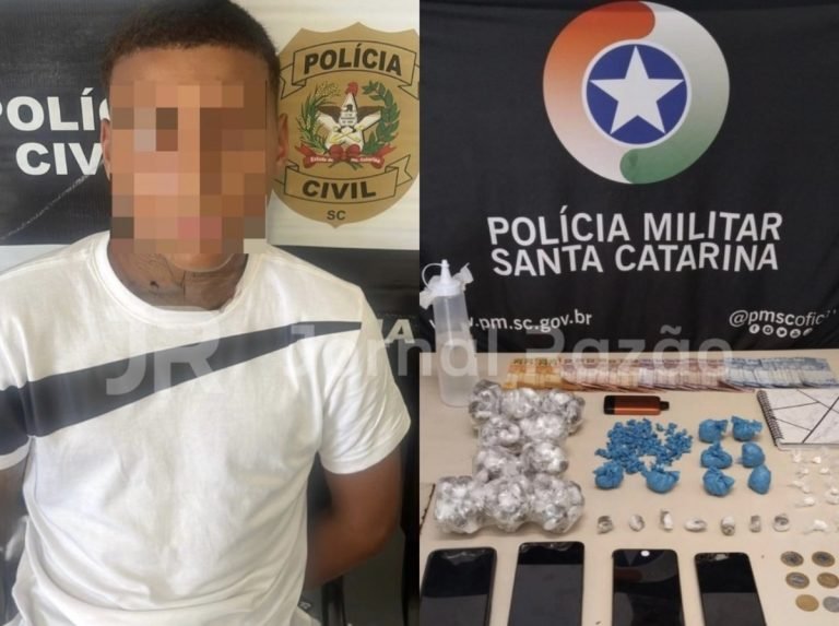 Adolescente de 15 anos é preso pela 24º vez por tráfico em Florianópolis: ‘duas em 24h’