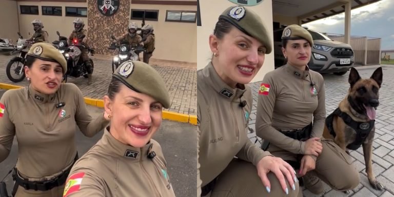 PMSC entra na trend viral e manda recado certeiro: “se quiser tentar, você tenta”​​​​​​​​​​​​​​​​