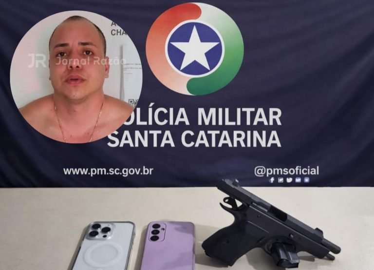 PMSC impede feminicídio e prende homem armado em Itapema: ‘esperando ela chegar’