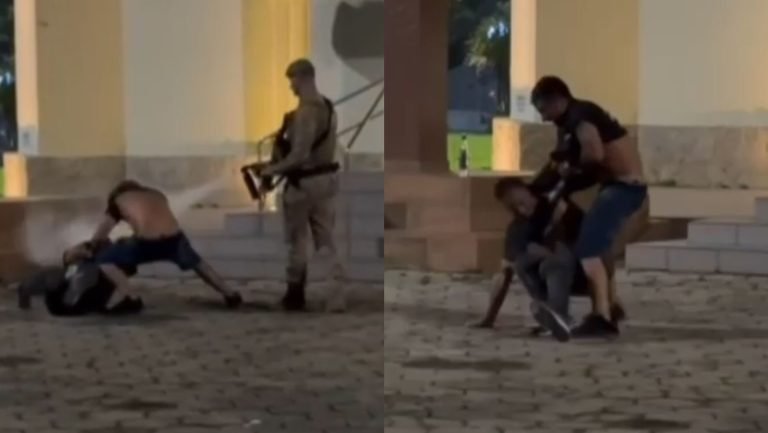 ‘Sabor pimenta’: frio e calculista, PM espera o momento certo e acaba com briga em SC