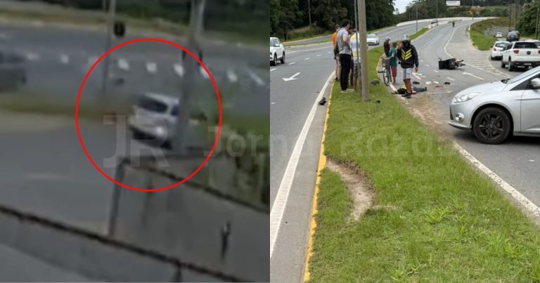 Motociclista morre em grave acidente na zona Sul de Joinville; VEJA VÍDEO