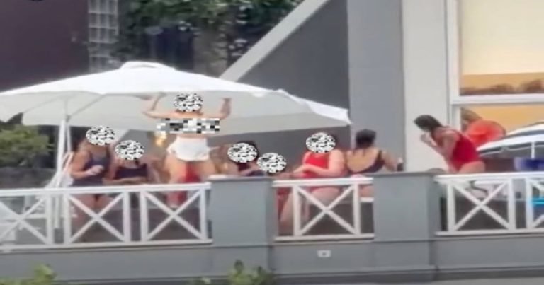 Turista reclama de mulheres seminuas em mansão no caixa d’aço em Porto Belo: “culpa do Bolsonario”