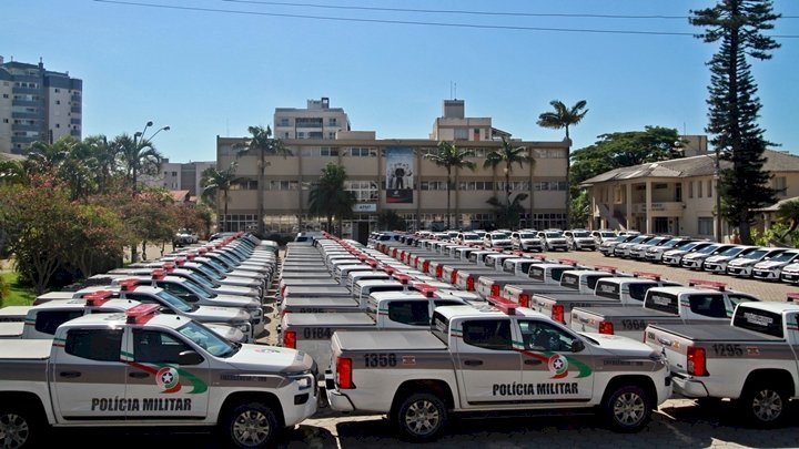 Polícia Militar de SC amplia frota com 120 viaturas para reforçar segurança em áreas urbanas e rurais