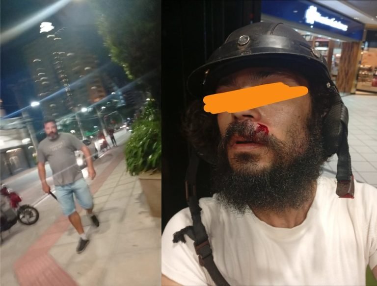Motoboy é agredido ao ser confundido com maconheiro em Florianópolis: ‘é tabaco, idiota!’