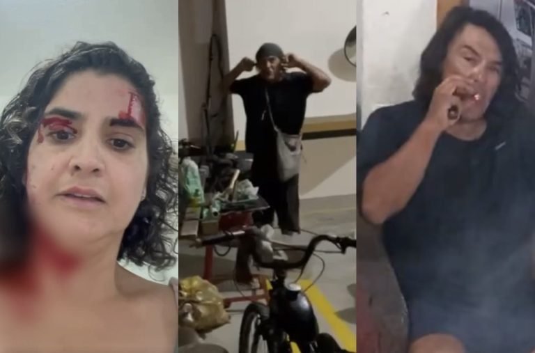 “Não tem o que fazer”: mulher é agredida por morador que aterroriza condomínio em Florianópolis