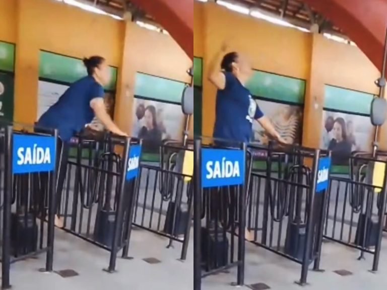 “Não queria pagar”: mulher xinga funcionários, cospe em jovem e gera caos em terminal de ônibus em SC