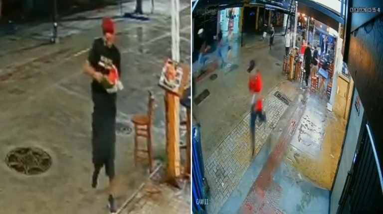 “Ele só tinha paz e uma melancia”: homem ignora tiros em Balneário Camboriú, e vídeo viraliza