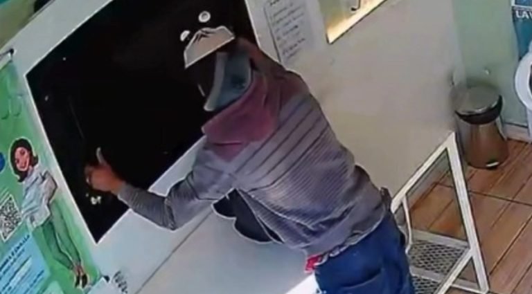 ‘Disfarce de caveira não adiantou’: ladrão é preso após tentar furtar TV de lavanderia em SC