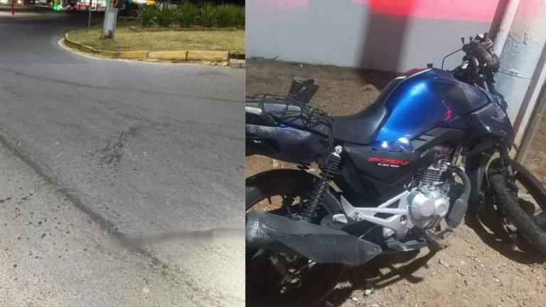 ‘Madrugada trágica’: motociclista morre após perder controle e bater em rotatória em Canelinha