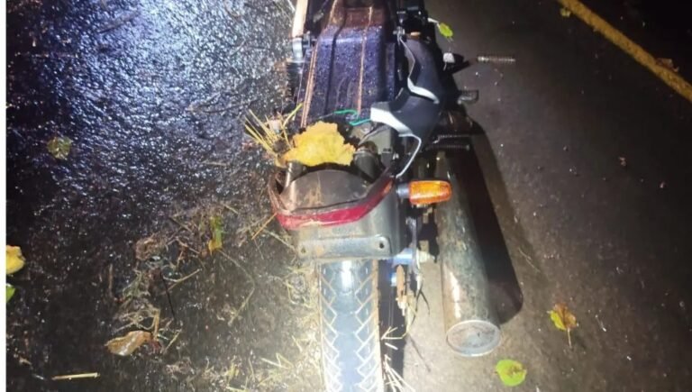 Motociclista morre e garupa fica gravemente ferido após colisão no Oeste de SC
