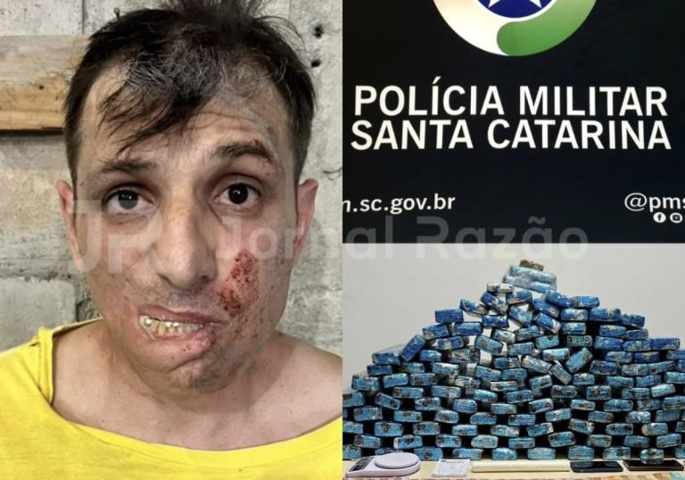 Conhecido traficante ‘Babão de Floripa’ é preso pela PMSC com 95 kg de maconha em São José