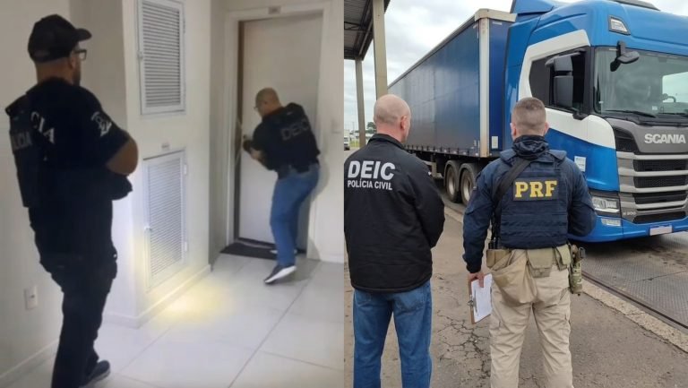 Polícia Civil fecha cerco contra quadrilha que furtava caminhões em SC e enviava ao Paraguai