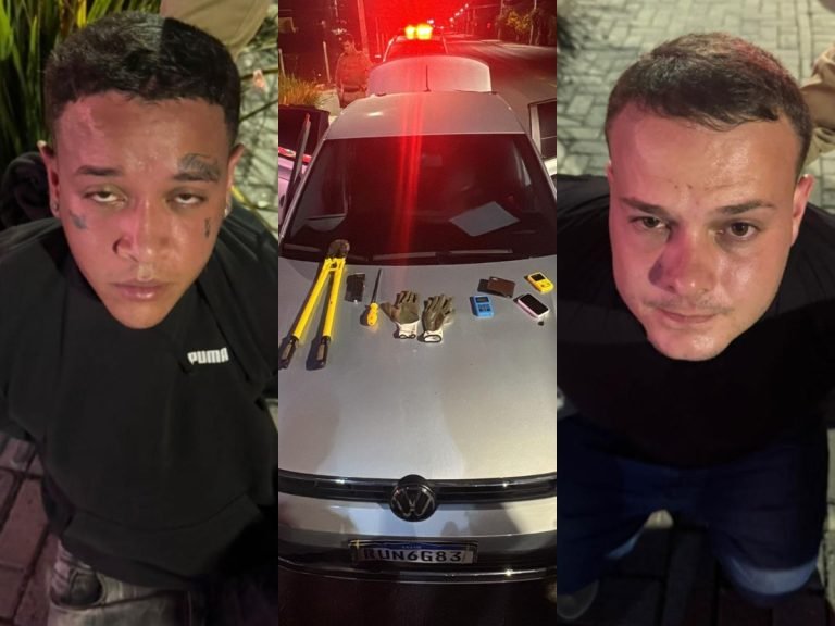 Criminoso do Piauí é preso em flagrante com comparsa de SC após suspeita de furtos em Florianópolis