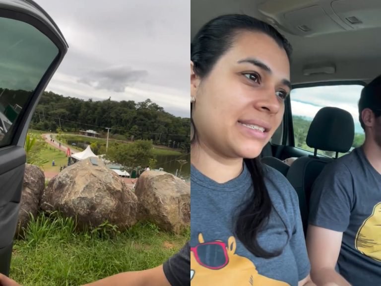 “Não é fácil conseguir as coisas”: família se surpreende ao encontrar celular esquecido em parque de SC