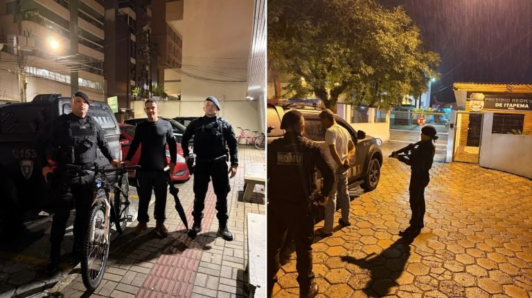 Foragido por roubo é preso e bicicleta furtada é recuperada em Itapema